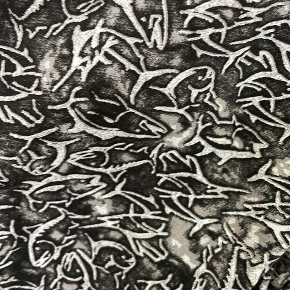 Columbia fish print batik vintage button down - Picture 4 of 5